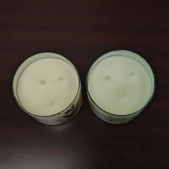 Bath & Body Works BALSAM & FIREWOOD 3-Wick Candles - Set of 2 - Picture 3 of 3